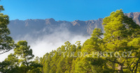 Krajina v úchvatném kráteru Caldera de Taburiente