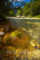 V údolí řeky Soči, Triglavský národní park, Slovinsko